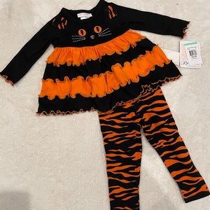 NWT Halloween Cat Dress Outfit 18 months